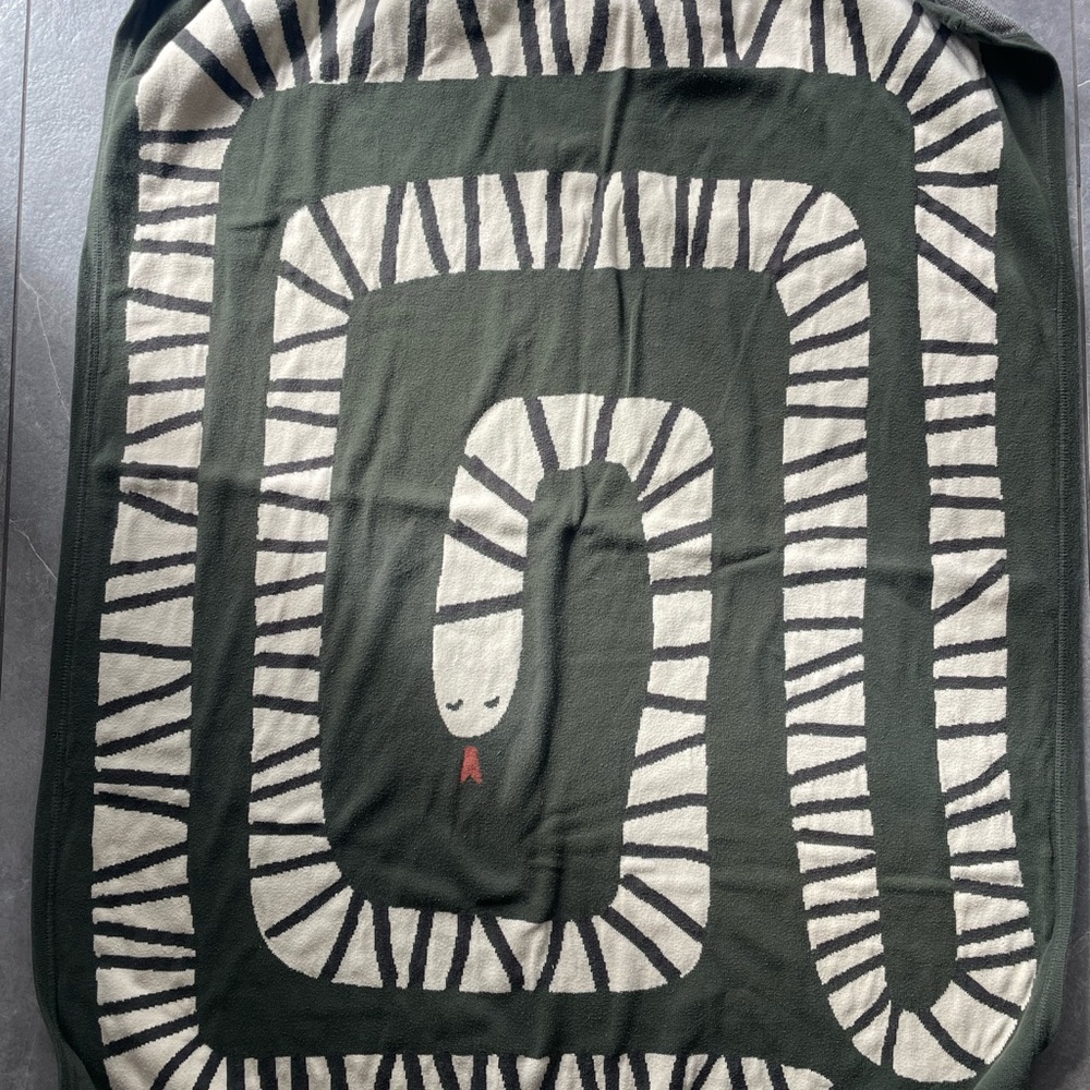 West Elm baby blanket